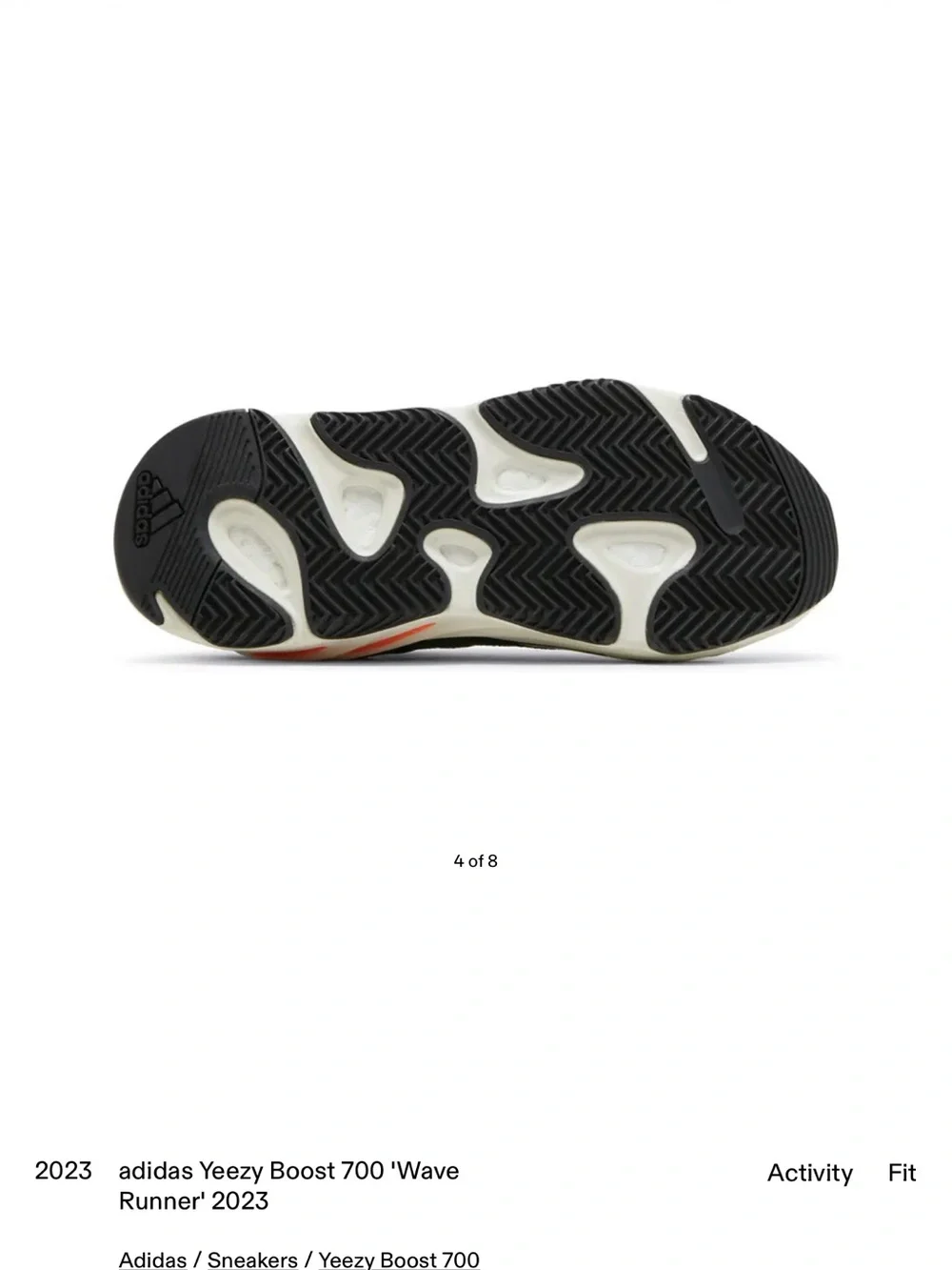 adidas Yeezy Boost 700 - Black, Cream, Orange